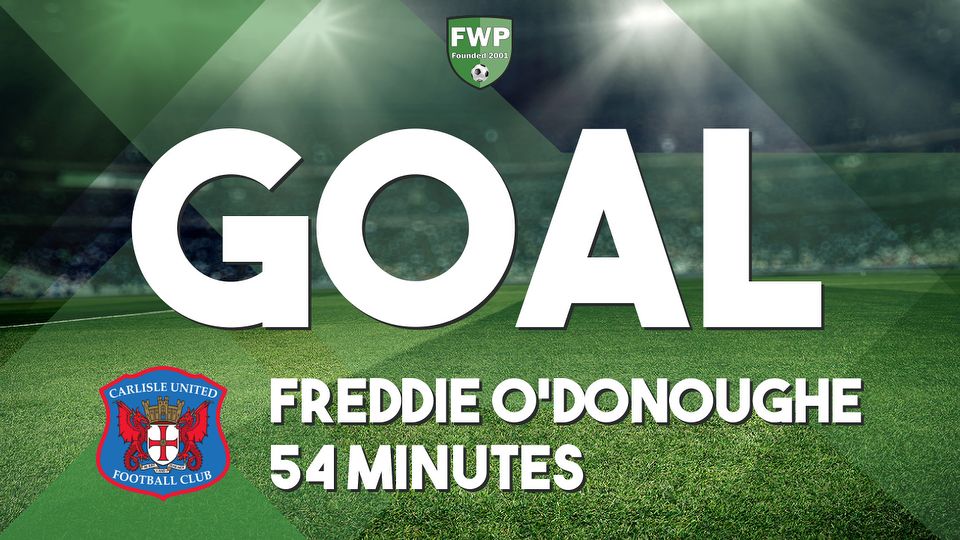 GOAL: Workington AFC 1-2 CARLISLE UNITED - Freddie O'Donoughe (54')