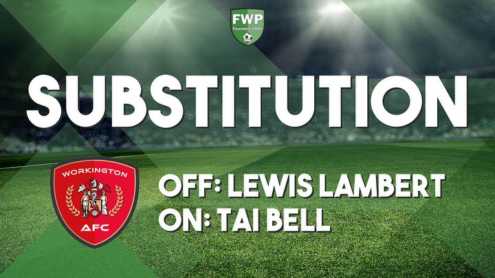 SUB: Tai Bell replaced Lewis Lambert (46')