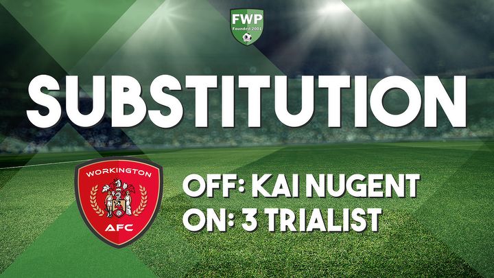 SUB: 3 Trialist replaced Kai Nugent (46')