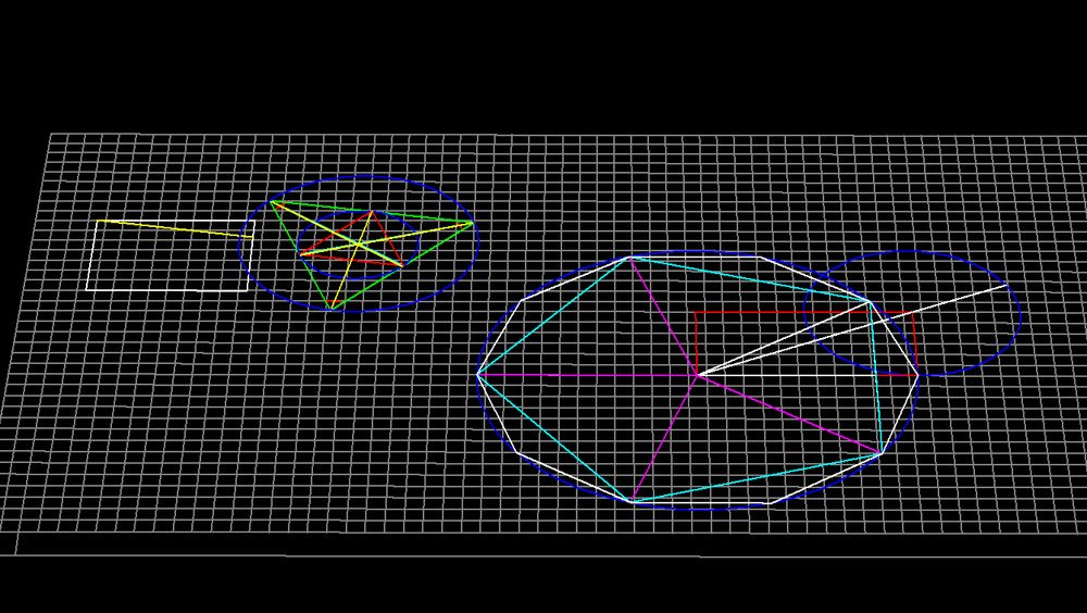 A decagon can also be drawn using the points of a pentagon in various ways.