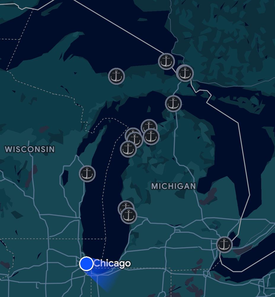 Museums around Michigan and Wisconsin that I’ve visited. Gordon Lightfoot is in heavy rotation at each one that has a gift shop. 