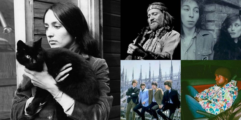 Joan Baez Willie Nelson The Beatles Richard & Linda Thompson Kanye West