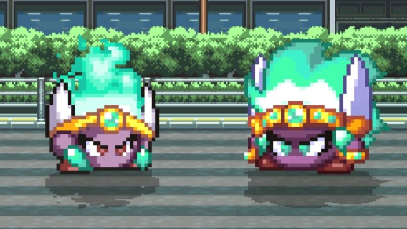 Vivienne and Vivienne. Old version on the left, New version on the right.