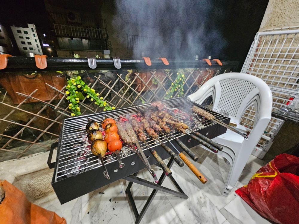 barbecue on the grill