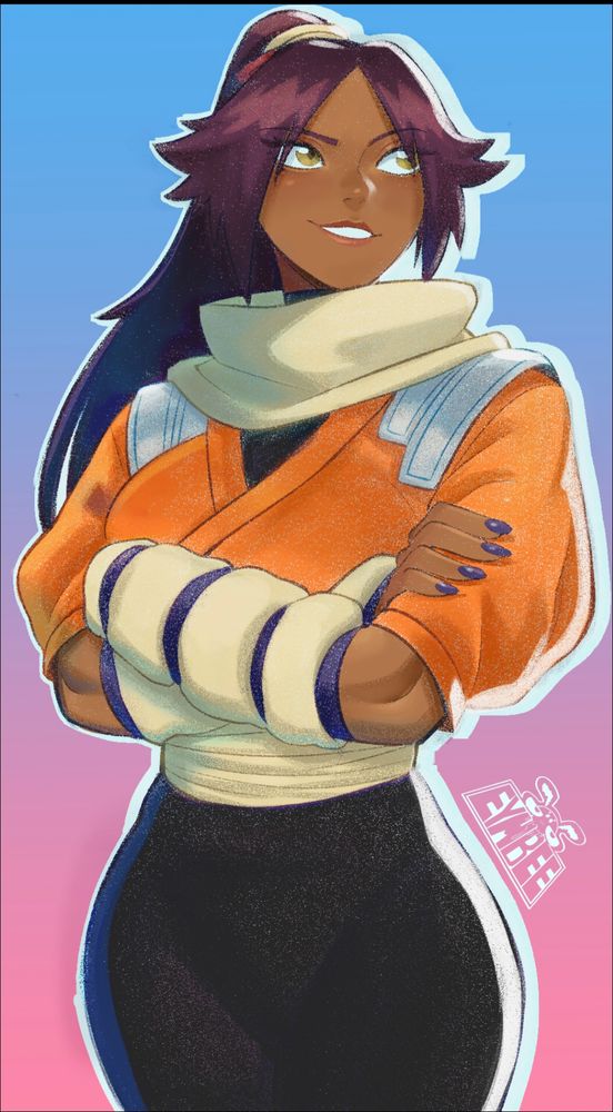 From a sketch I started 2 years ago. Turned out pretty good! Patreon.com/eymbee for the time-lapse and more 