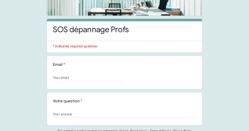 SOS dépannage Profs