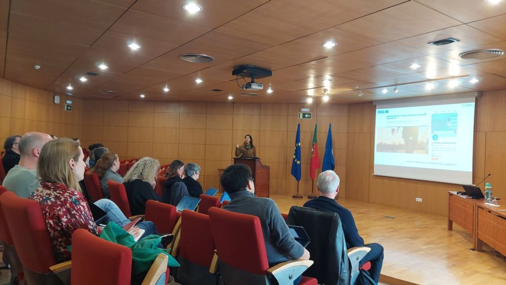 Professor Alexandra Teodósio ECOREACH Group Leader presenting on the ICES Working Groups on Zooplankton Ecology annual meeting taking place at UAlg