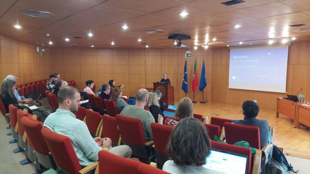 Professor Antonina dos Santos from IPMA presenting on the ICES Working Groups on Zooplankton Ecology annual meeting taking place at UAlg 