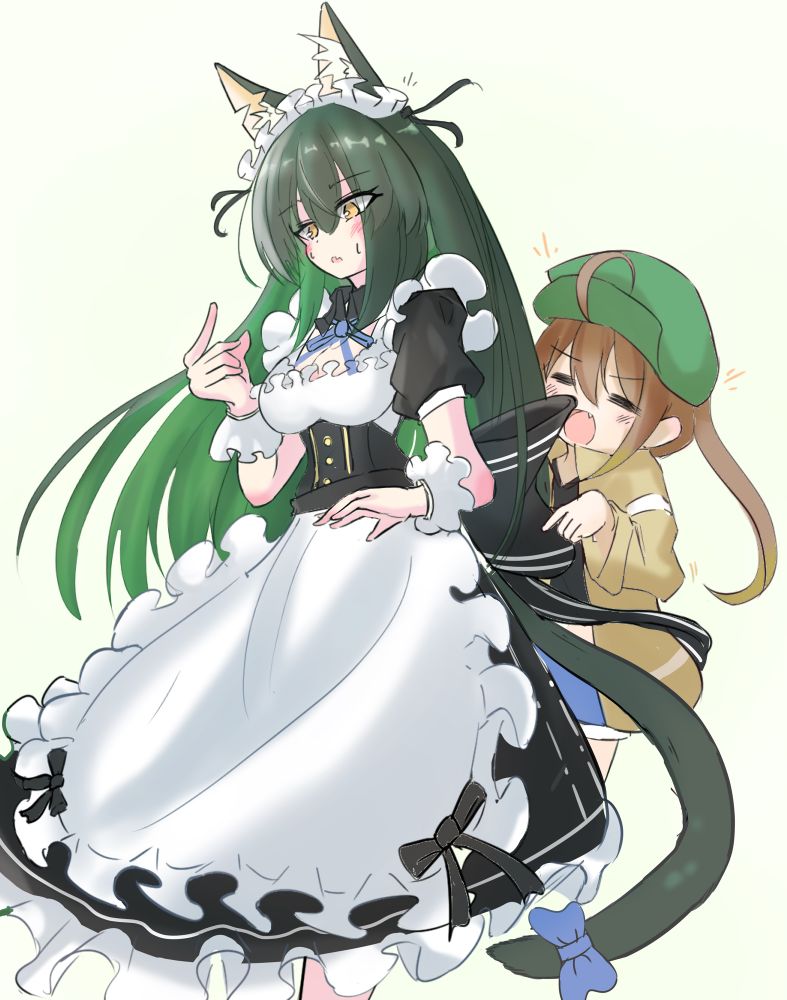 久々登場、うちの子月波(つきなみ)スズﾁｬﾝ!
(5ヶ月ぶりですね！)

先日のXにて、衣装募集の1案目！メイド！
(既にフィルとヨナの2人は着ているので
今回はスズという事で。)