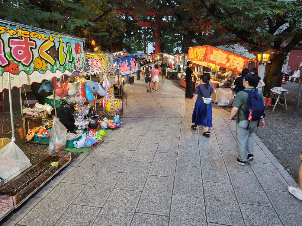 新宿花園神社盆踊り最終日