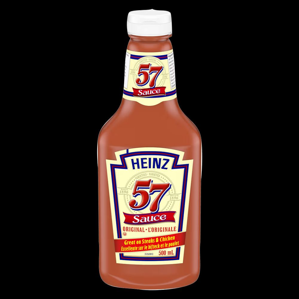 Picture of a bottle of Heinz 57 Sauce.