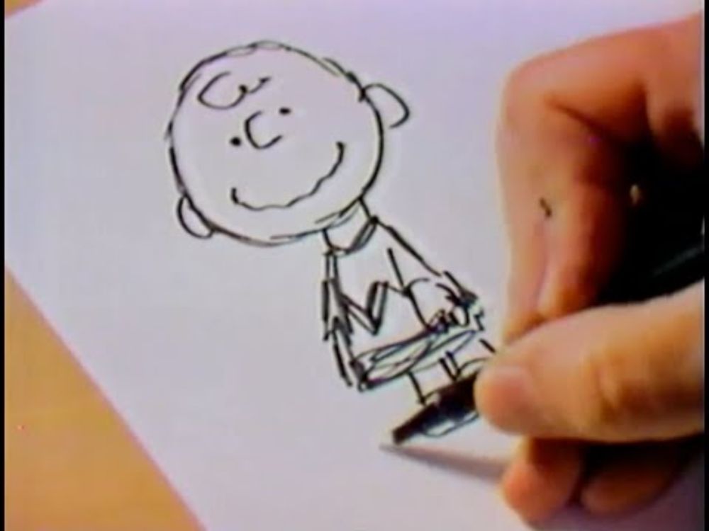 23 Minutes of Charles Schulz Drawing Peanuts