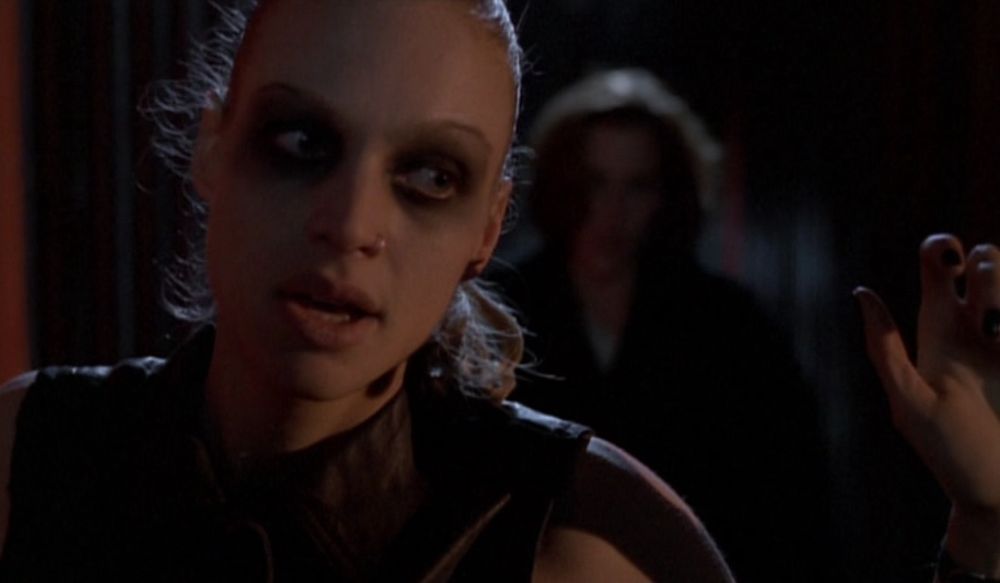 Kristin Lehman as Invisigoth in X-Files episode “Kill Switch.”