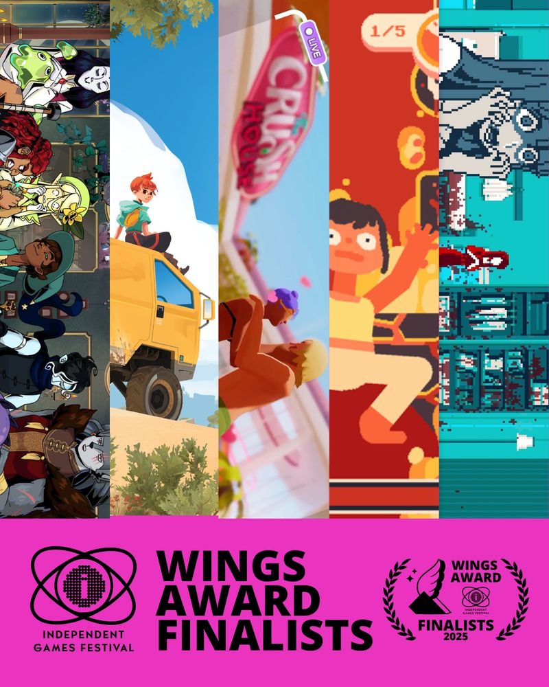 WINGS Award Finalists - Independent Games Festival 2025 