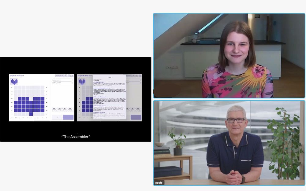 In 2022 I got to present my app to Tim Cook, it was in a Video call because of Covid. Also I hadn’t moved into my apartment so the whole room behind me is just empty. I only had my Laptop setup for that phone call because my room was too much chaos.