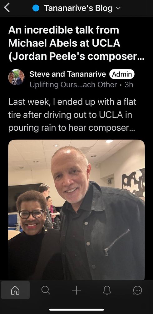 Tananarive with Get Out composer Michael Abels 