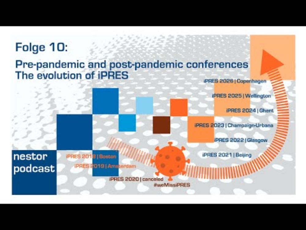 nestor podcast - Folge 10 - Pre-pandemic and post-pandemic conferences: The evolution of iPRES