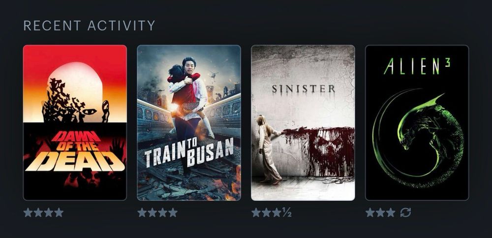 Dawn of the Dead (1978), Train to Busan, Sinister, Alien 3