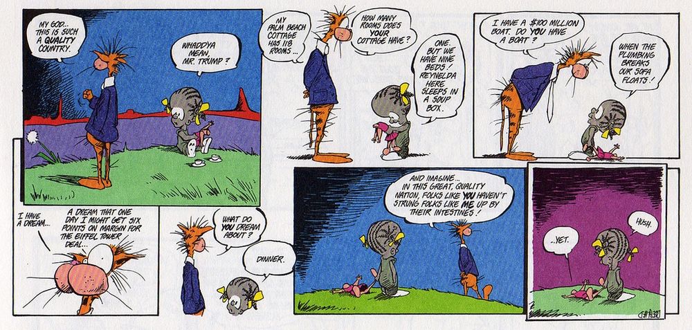 1987 Ronald ann / Bill D Cat Sunday strip
