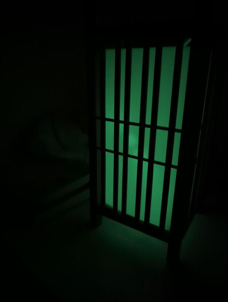 A 3d printed side table lamp