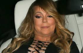 An unflattering photo of Mariah Carey