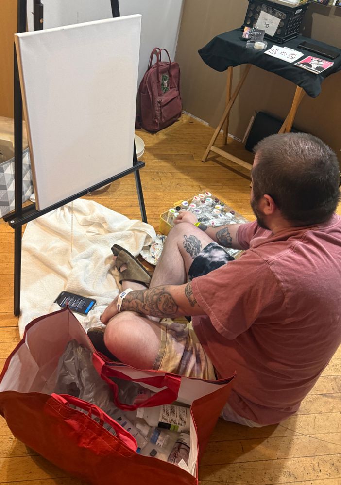 Lou setting up for another gaddang masterpiece