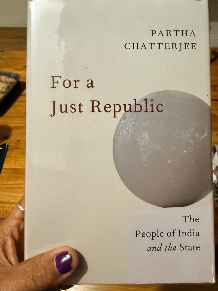 PARTHA
CHATTERJEE
For a
Just Republic
The
People of India and the State