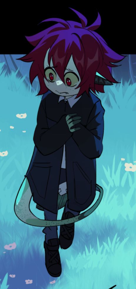 Phillip Maxwell is an alien child and one of the main characters of The Last Dimension, a webtoon originals series by Leaglem aka Leaf. He is pictured here looking shy