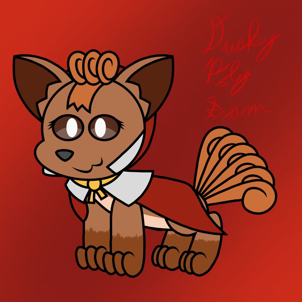 Art of Clarsinghson's Vulpix member of Team Righteousness, Mary St. James.