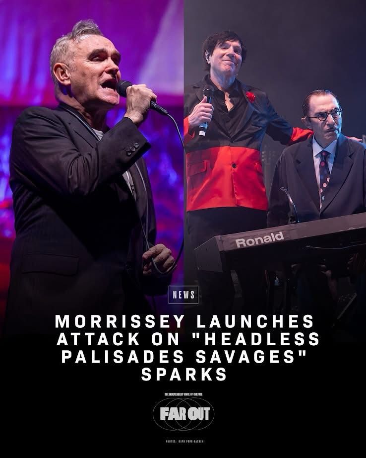Headline: Morrissey Launches Attack On “Headless Palisades Savages” Sparks 