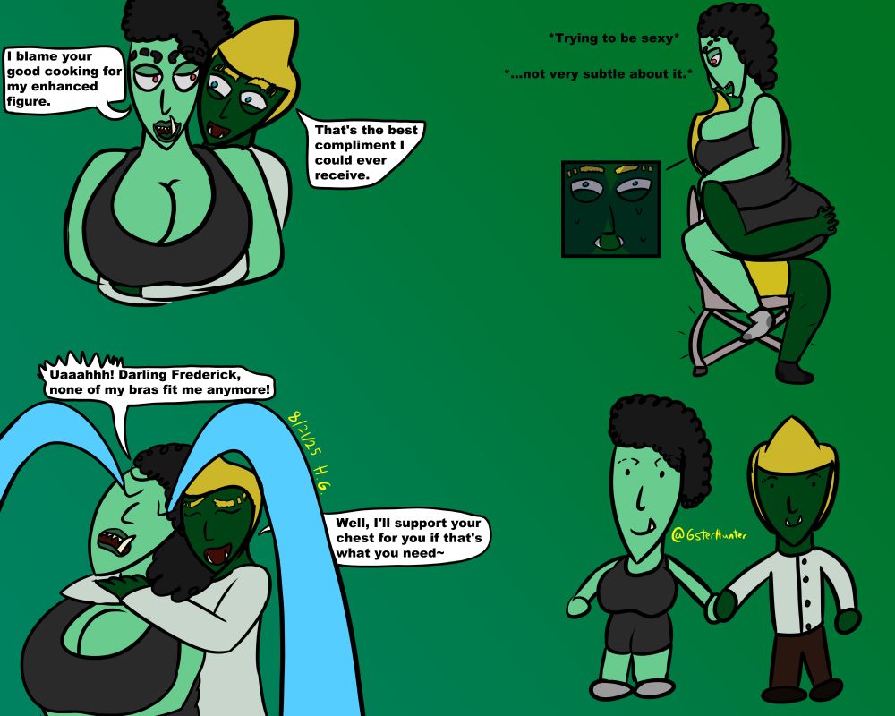 Thicc'Keth and Frederick sharing some wholesome moments together.
