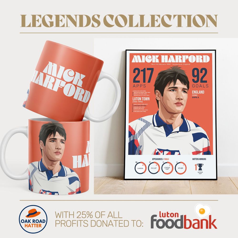 Shop the new Mick Harford Legends Collection over on www.oakroadhatter.com!