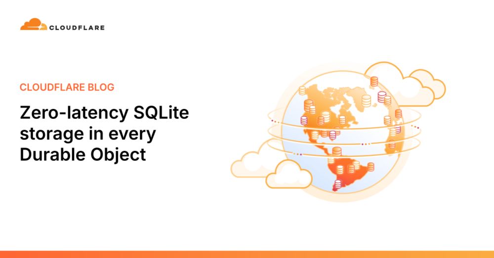 Zero-latency SQLite storage in every Durable Object