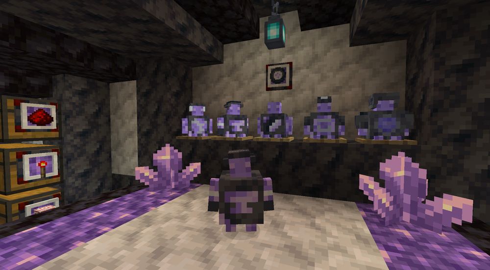 Golems made of amethyst