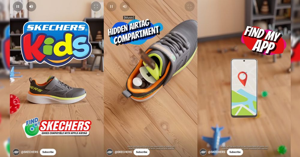 Skechers is selling shoes that come with a hidden AirTag compartment, allowing for easy, inconspicuous tracking.