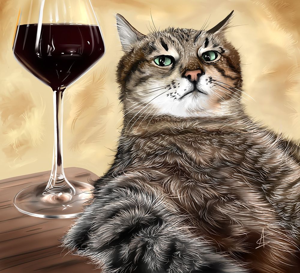 Meme cat Stepan fanart