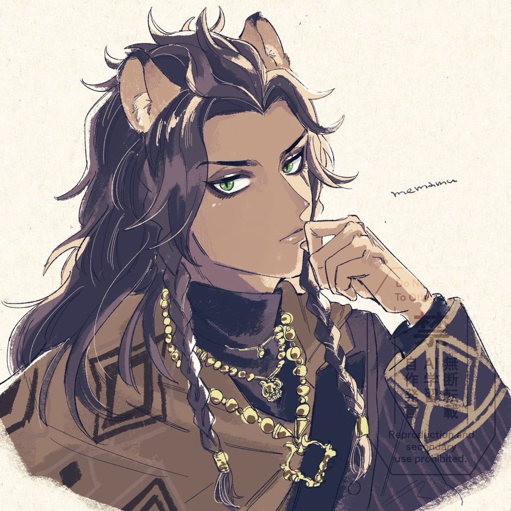 レオナ陛下 こっちを見てる