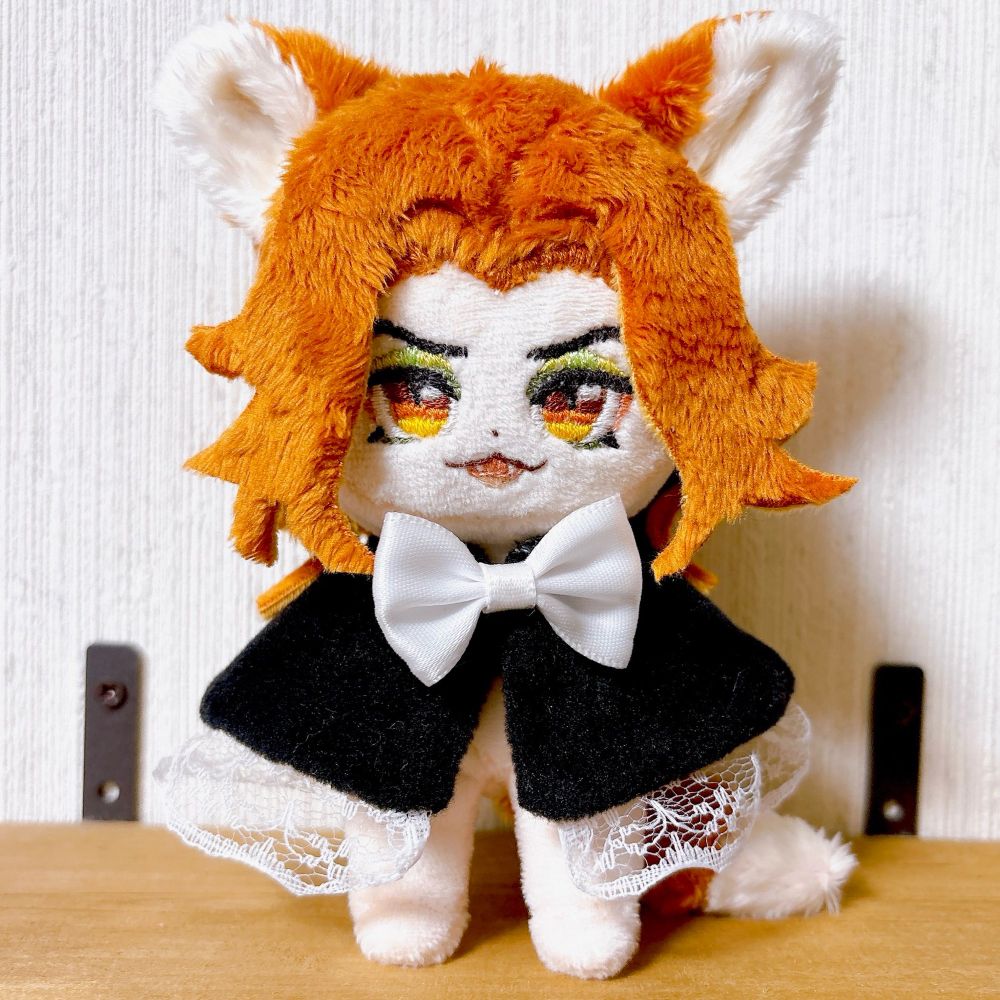 ニコニコしてるフェローの自作ぬいぐるみ。