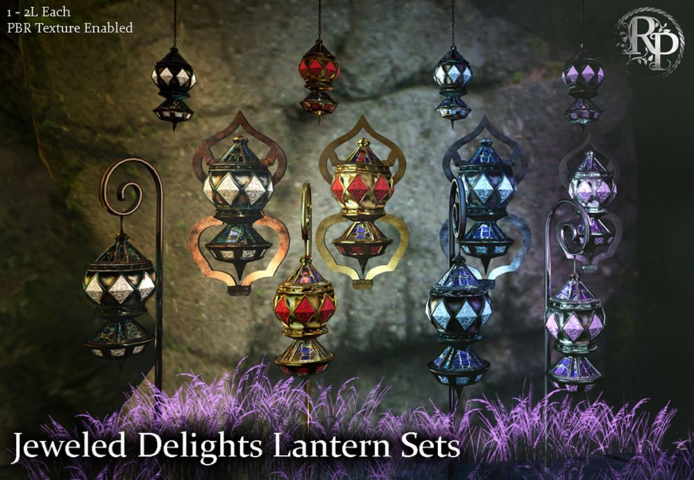 Roped Passions Jeweled Delights Lantern Sets