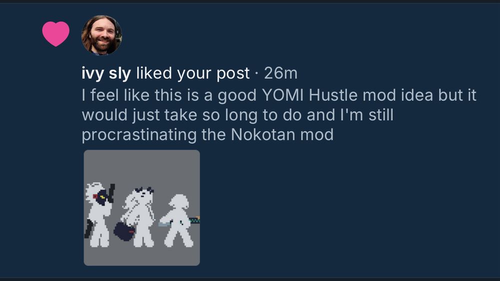 IVY SLY LIKED MY POST