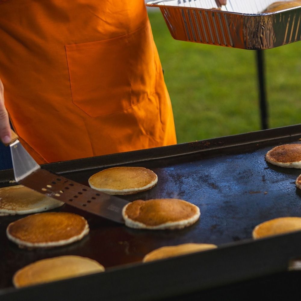 Image of pancakes being made