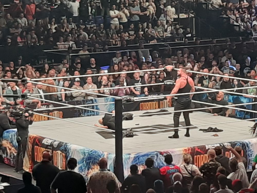 The wrestler Wardlow in the ring