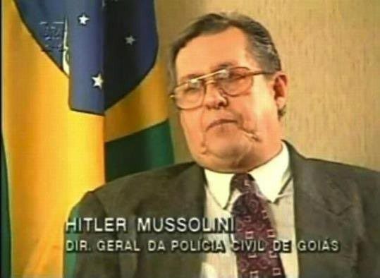 Hitler Mussolini, Director General of Goiás Civil Police in the Brazilian dictatorship