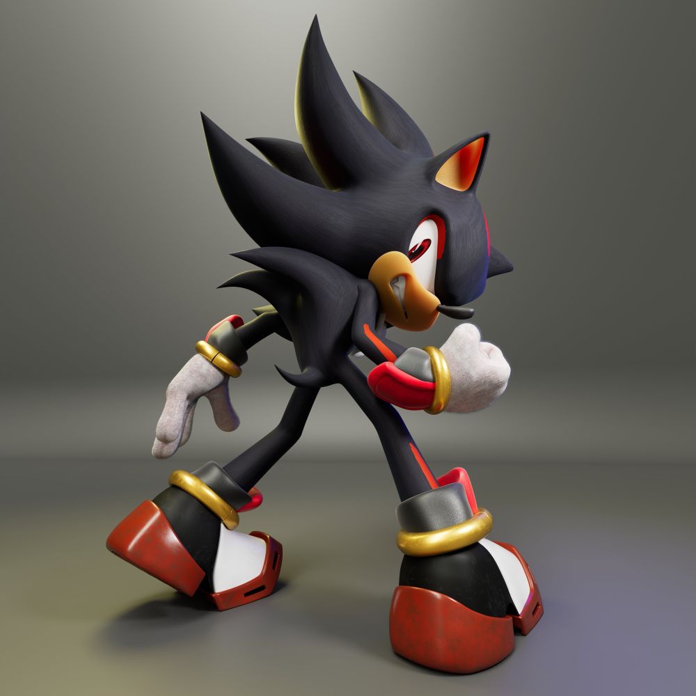 Shadow The Hedgehog render