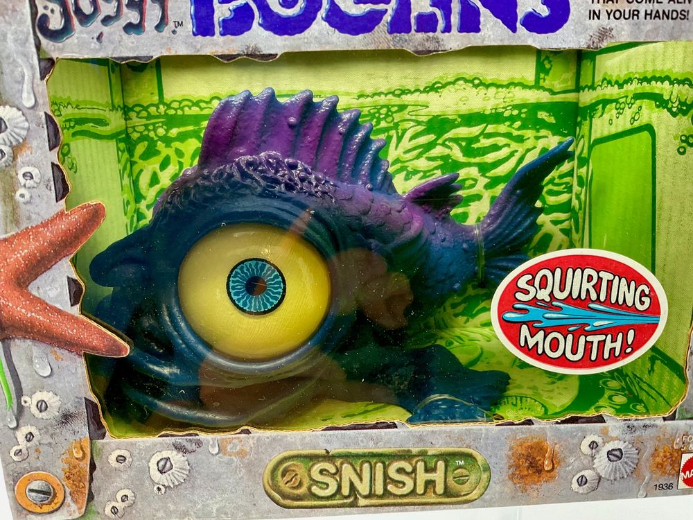 Soggy Boglins Snish toy in package.
