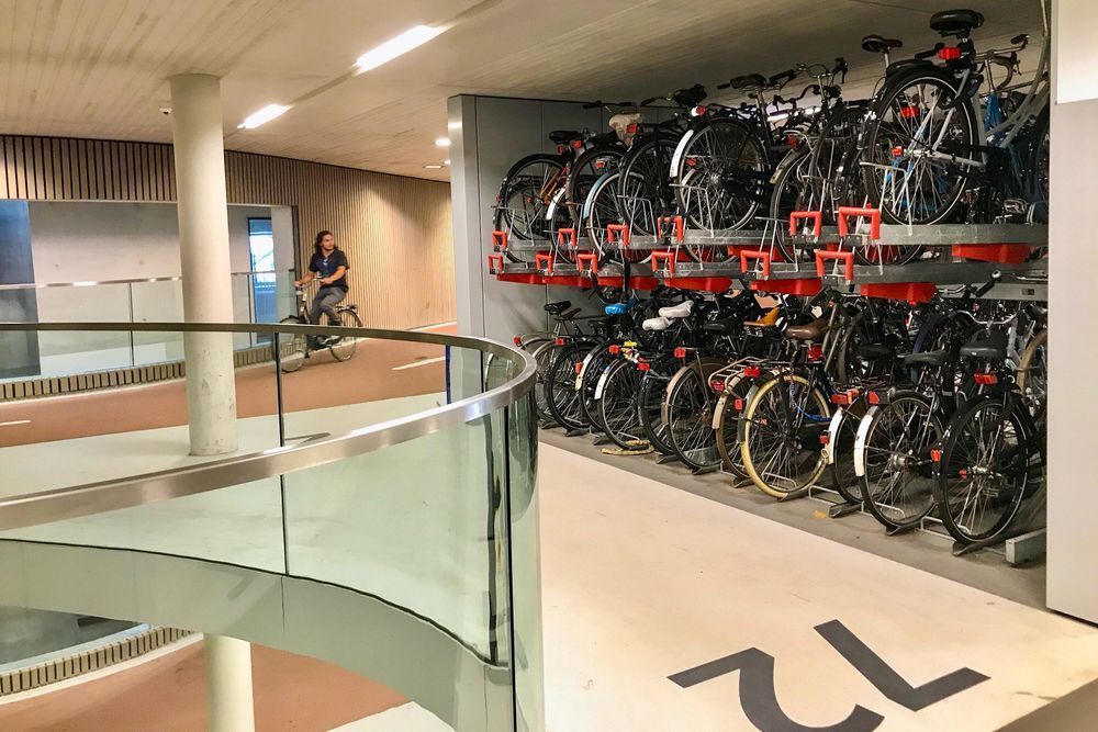 underground bike parking
