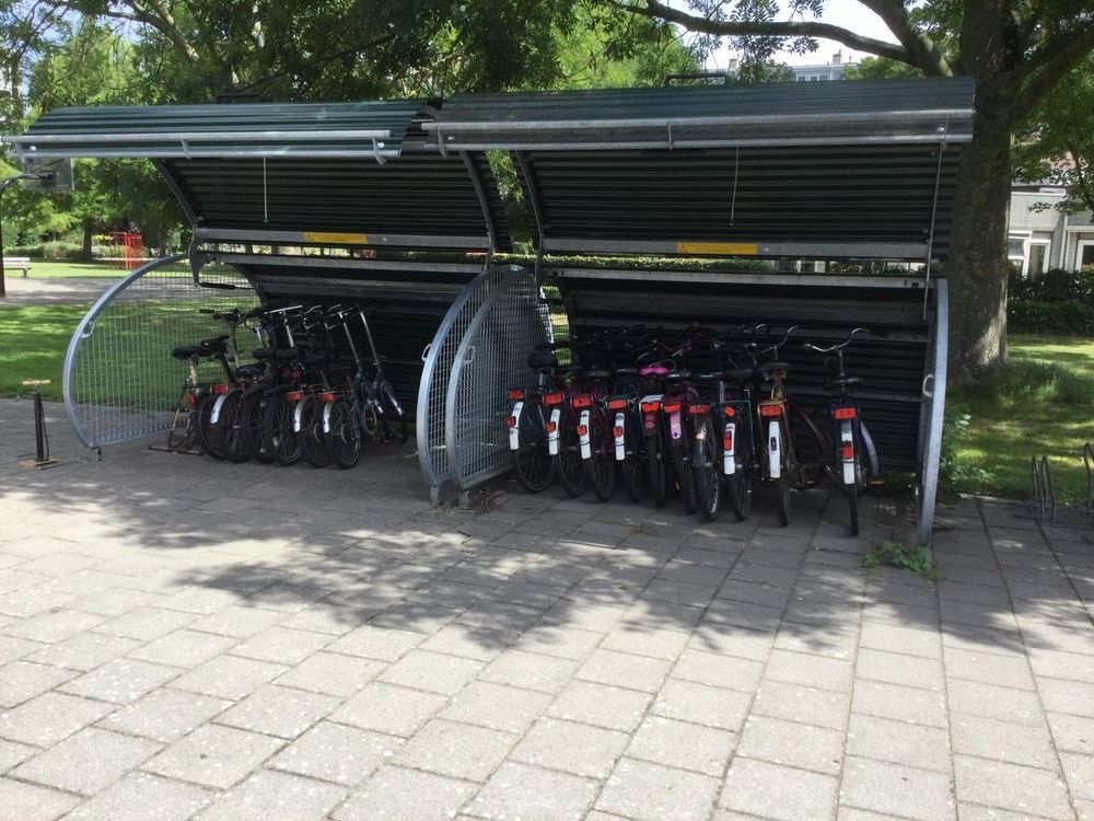 Bikes in bike locker