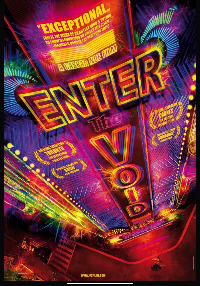 Poster for the Gaspar Noe film Enter the Void