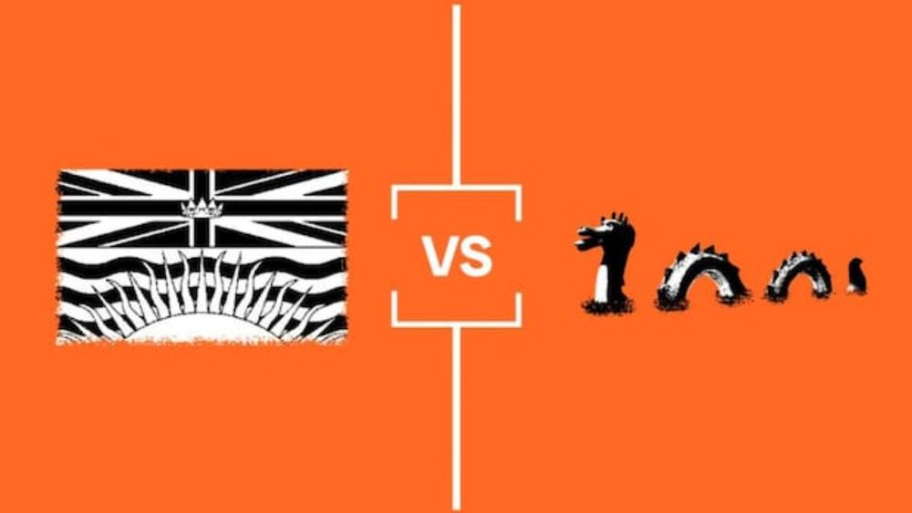 For a symbol that is so intertwined with the British Empire, it's ironic that the base design of the British Columbia flag originally contradicted one of the key ideas of the colonial kingdom.