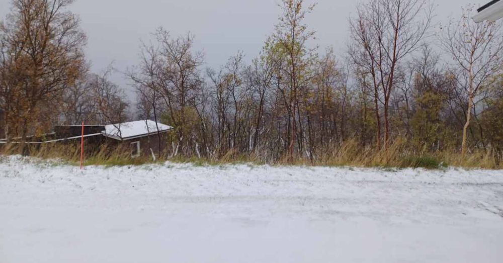 Finnish Lapland sees season's first snow cover